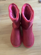 UGG Women's Classic Red Sheepskin Suede Boots Size 7