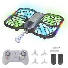 Drones for Kids 8-12, RC Drone with 720P HD FPV Camera,5 Lighting Modes/2 Bat...