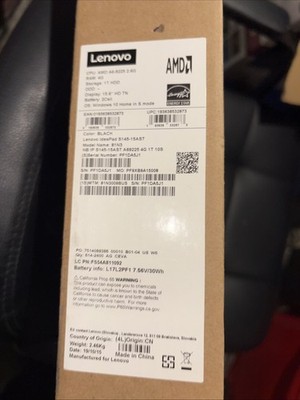 Lenovo IdeaPad S145-15AST 81N3 Laptop AMD A6-9225 3.0GHz | 4GB RAM NO HDD/OS/AC