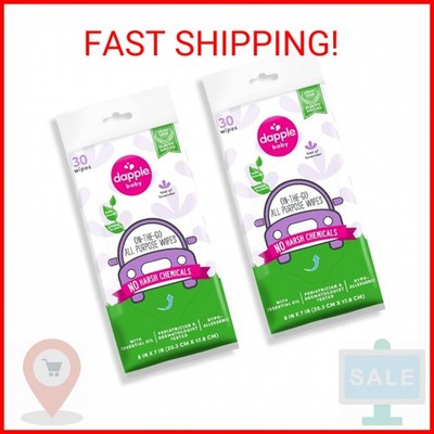 Dapple Baby All Purpose Wipes, Hypoallergenic & Powered by Plants Cleaning Wipes