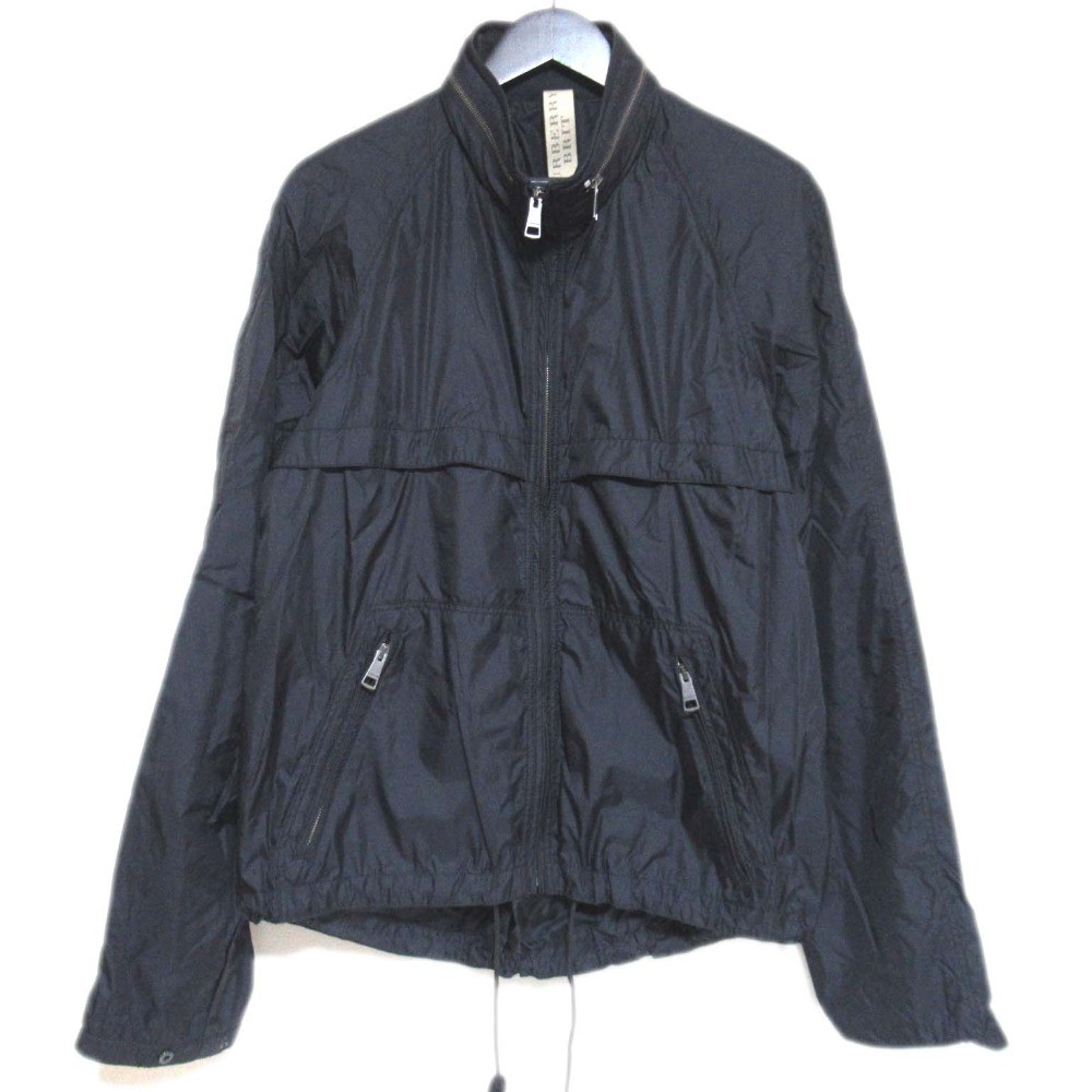BURBERRY BRIT Hood Storage Zip-Up Nylon Jacket Size L 180/100A