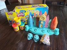 100% Complete Y2K Disney Play-Doh Playset Set It's a Small World Park Exclusive