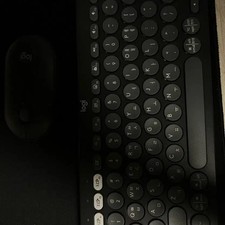 Logitech Wireless Keyboard  Mouse Set, Black Official