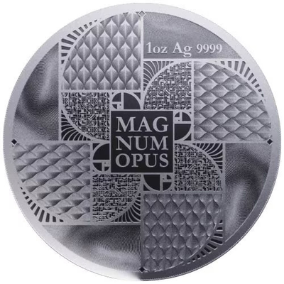 #ad 2023 Silver 1 oz Niue Magnum Opus BU $112.04