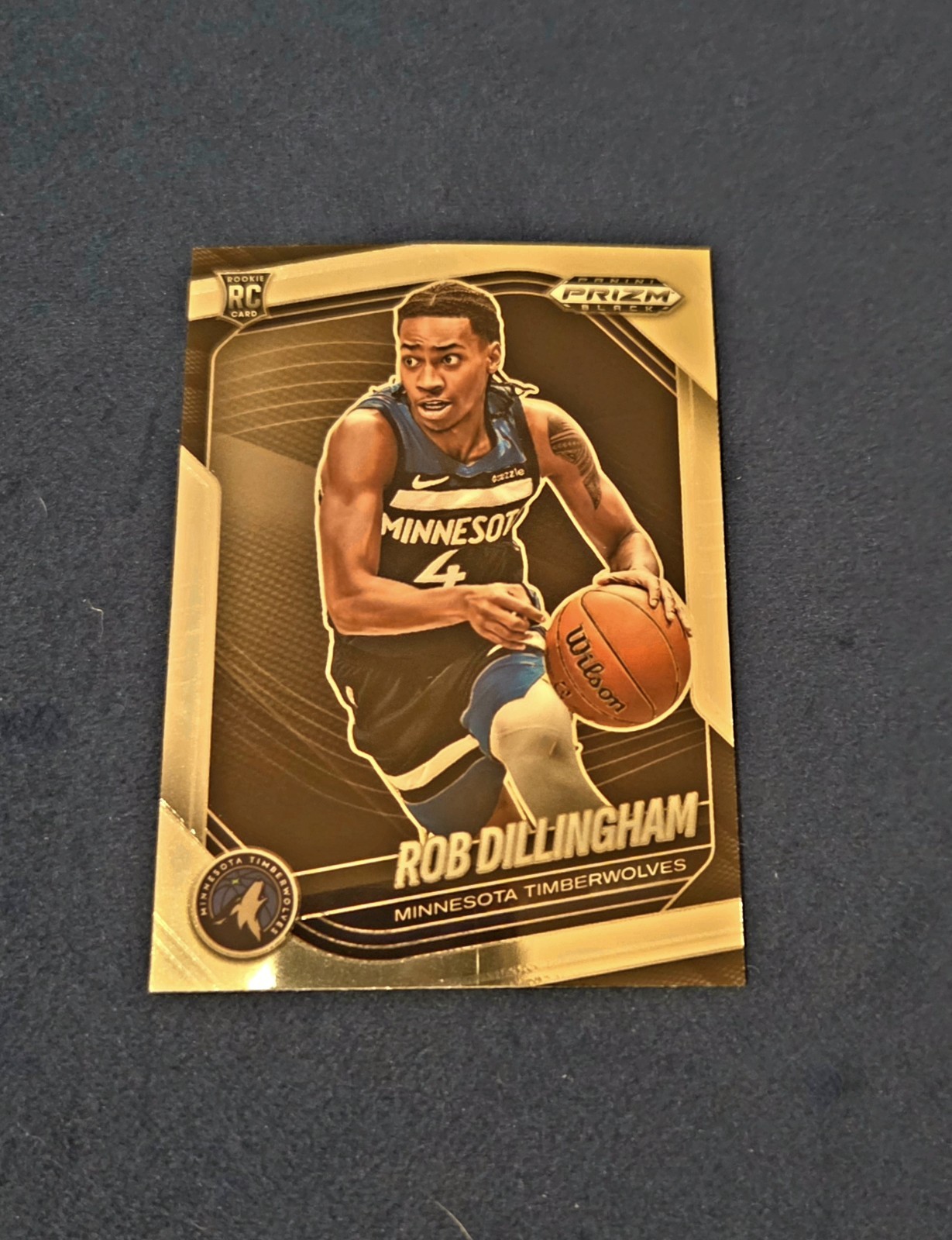 2024-25 Panini Prizm Black Rob Dillingham RC Silver #39