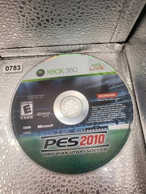 PES 2010 Pro Evolution Soccer Microsoft Xbox 360 Game DiscOnly NO Usps TRACKING