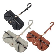 3Pcs Soft Leather Sunglasses Bag,Glasses Pouch Carrying Organizer Eyeglass8378