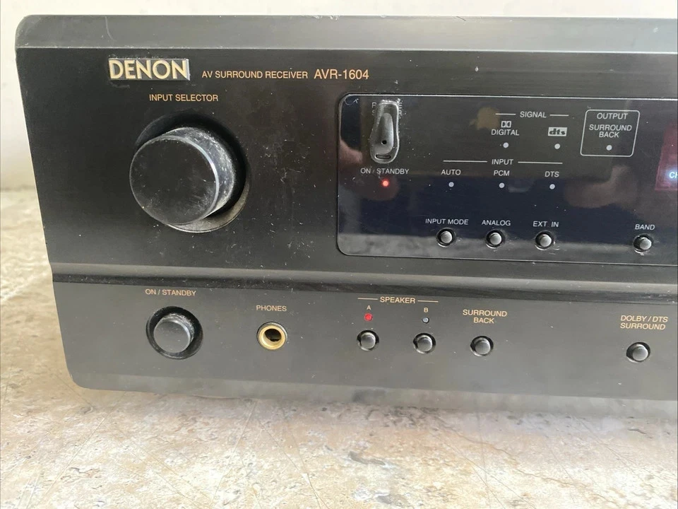 Denon AVR-1604 5.1 Channel Surround Sound Integrated Receiver - Tested Works Gre - Image 4 of 4