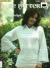Lace Patterns to Knit and Crochet  Leisure Arts 124