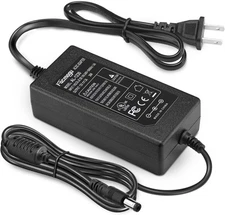 Facmogu DC 12V 3A Power Adapter, 100-240V AC to 36W 