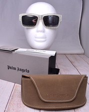 Palm Angels Raymond PERI030 Sunglasses Glitter Mirror NEW W/ Box, Case Cloth