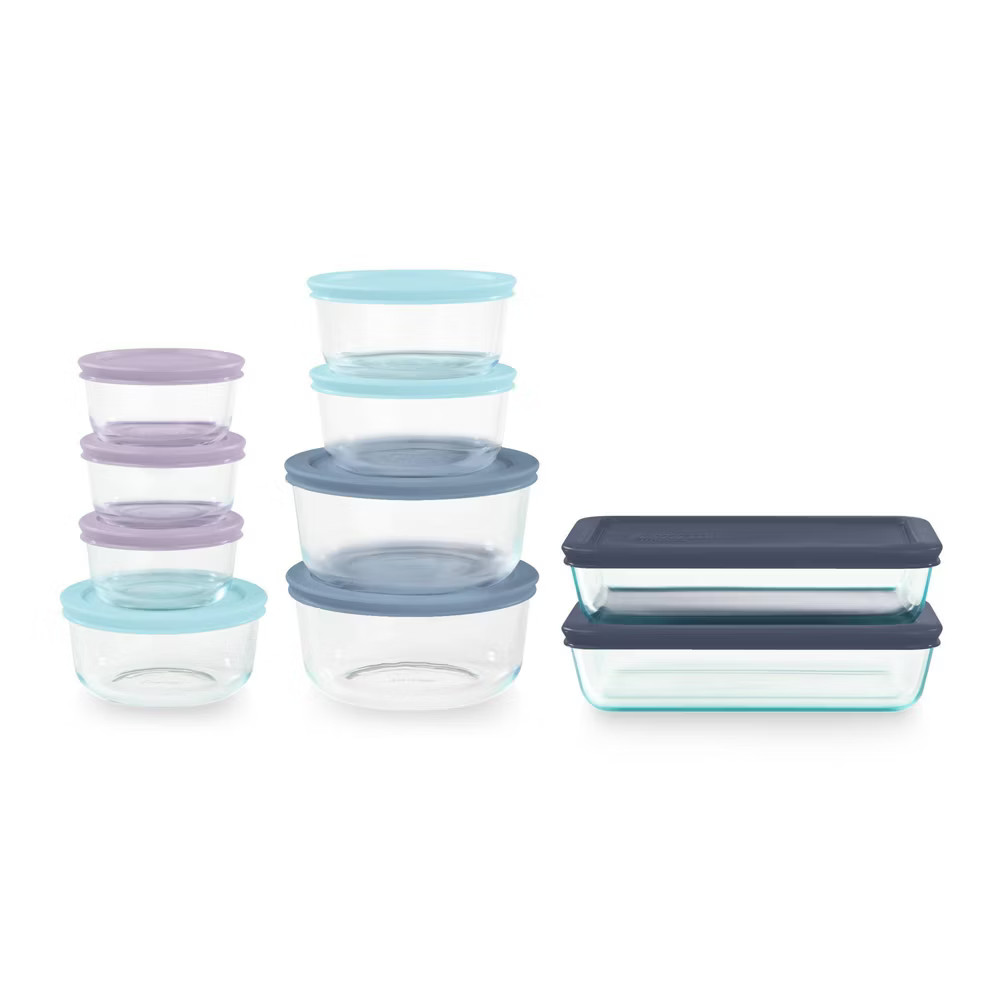 Pyrex 20pc Glass Food Storage Set