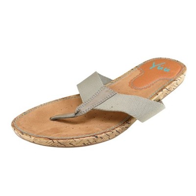 YUU Sz 8.5 M Brown Flip Flop Leather Women Sandals | eBay