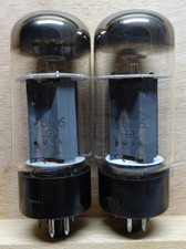 Pair: SYLVANIA 6L6GC | über 100 % ✅ NOS Röhren USA Tubes Tube