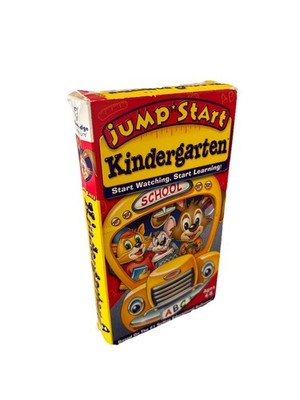 Jump Start Kindergarten Start Watching Start Learning! VHS Untested/Box Wear