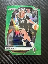 2024 Panini Prizm WNBA Kate Martin #126 Green Prizm (RC) + Base RC