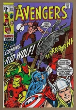 Avengers #80 FN Marvel 1970 1st Red Wolf