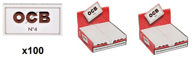 OCB PAPER No. 4 sheet paper, white rolling x100