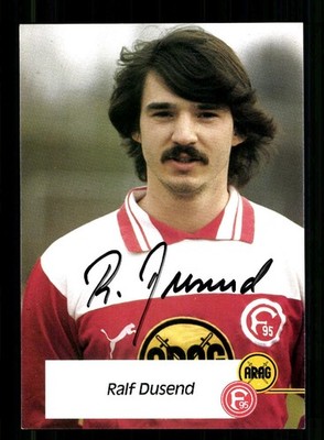 Ralf Dusend Autogrammkarte Fortuna Düsseldorf 1982-83 Original Signiert