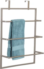 Over-The-Door 3-Tier Towel Rack BTH-08458 Satin Nickel