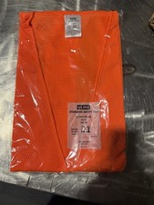 ULINE Standard Safety Vest Orange ANSI/ISEA Class 2 4XL/5XL S-125170-4X