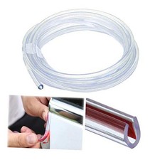 Car Door Edge Guards Clear, 32Ft Rubber Seal Protector U Shape Edge 32Ft Clear 
