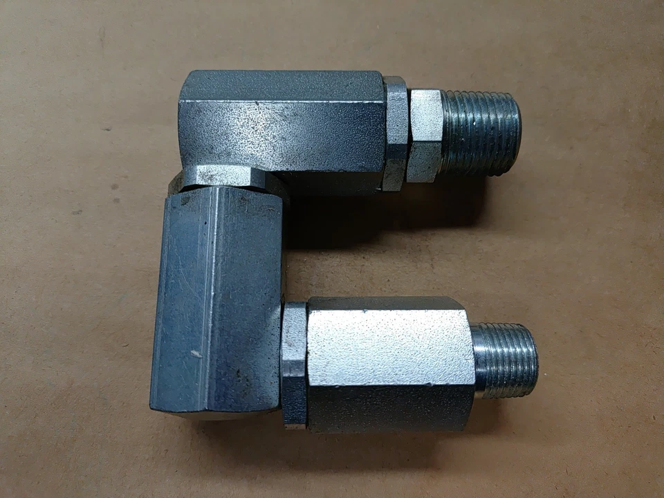 DPS-8-6 Double Permanent Live Swivel Male 1/2 NPT to Male 3/8 NPT - Image 2 of 2