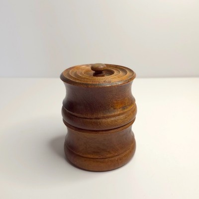 Vintage Mid Century Mod Richard Nissen Danish Teak Salt & Pepper Grinder Combo