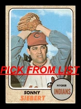 1968 Topps Baseball #13-455 VG-EX Pick From List ALL PICTURED aa3