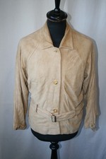 Vintage Jaeger England shammy suede leather j...
