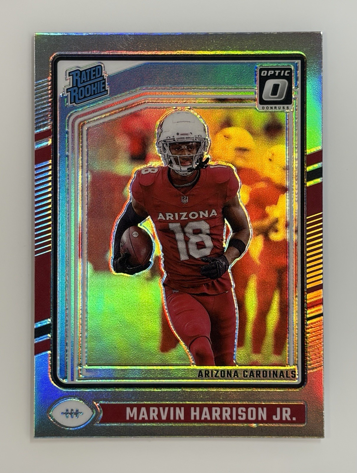 2024 Donruss Optic Marvin Harrison Jr. Rated Rookie RC Holo Prizm #276