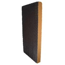 Evaporative Cooling Pad, Kraft Paper W/ Black Edge Coating, 72 In H X 12 In W X