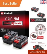 Dual 18V 4.0Ah Lithium-Ion Batteries with LED Charge Indicator - Safe & Reliable