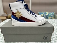 Clarks x Captain Marvel High top Trainers 10.5 G Fitting BNIB