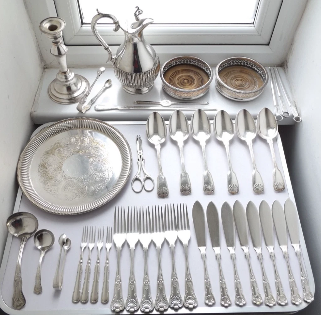 Barker Ellis Antique US Silver-Plated Platters & Trays for sale | eBay