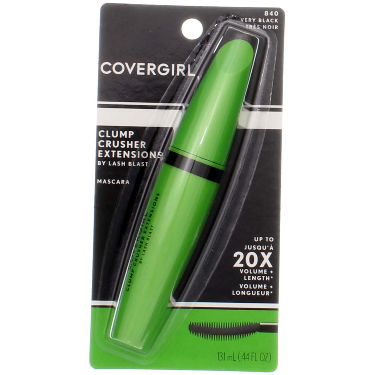 CoverGirl LashBlast Clump Crusher Extensions Mascara in Very Black 0.44 oz