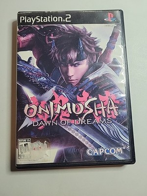 Onimusha Dawn of Dreams (PlayStation 2) Discs 1 + 2 & Case *Tested&Works*
