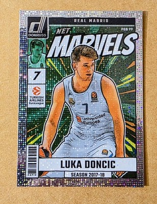 2024-25 Donruss EuroLeague Luka Doncic #20 Net Marvels Los Angeles Lakers 