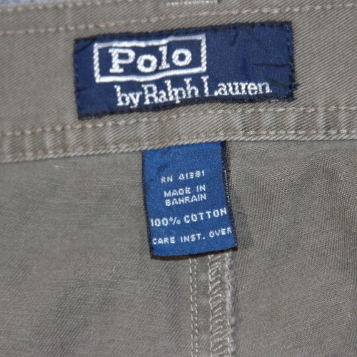 Vintage Polo Ralph Lauren Tarpon Pants Mens 42 Army Green Cargo Military Pockets - Picture 4 of 7