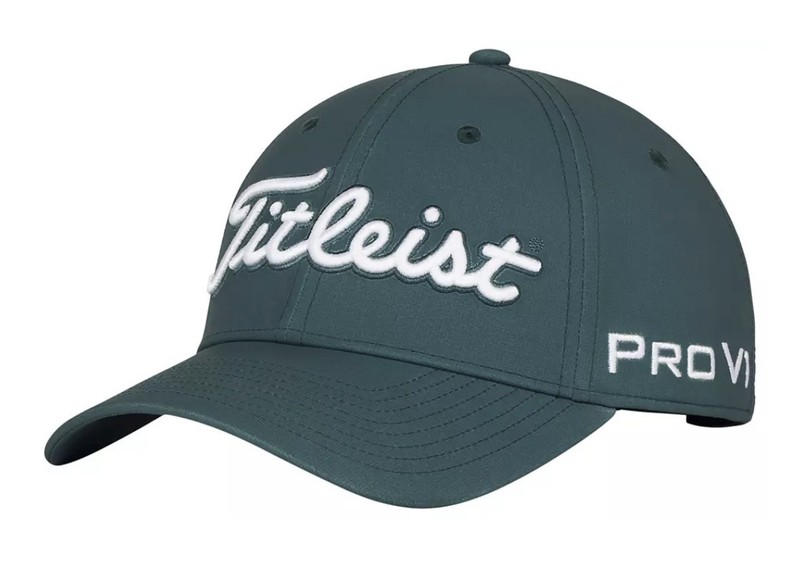 Titleist Adult Tour Performance Hat - Adjustable, Sage Green/White