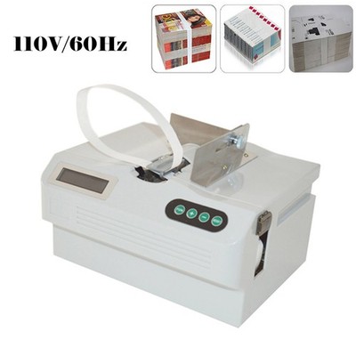 Automatic Money Bundle Machine Banknote Strapping Binding Cross Baling Tool