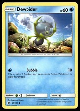 dewpider pokemon card 2017 SM#1+ Collection Sun & Moon Strengthening Expansion Reverse Holofoil #017/051 Rx2 / None / 1 SWSH08 Pokemon Dewpider 2