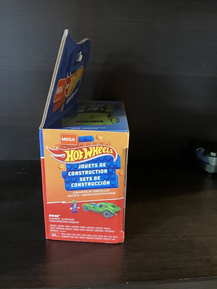 Hot Wheels MEGA Building Set HW40 Classic 90 pc NEW in Sealed Box - Image 4 of 4