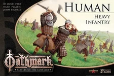 Oathmark - OAKP404 - Human Heavy Infantry for Fantasy War Games by North Star