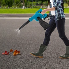 2in1 Cordless Leaf Blower Air Vacuum Snow Dust Sweeper with Battery and Charger