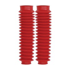 Rancho Set Of 2 Red 9.5 Inch Urethane Rubber Universal Shock Absorbers Boots Kit