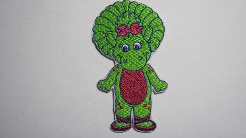 Barney The Dinosaur Friend BABY BOP Embroidered Iron On Patch, Kid TV Show Patch