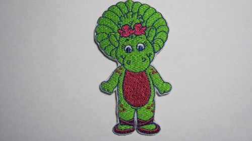 Barney The Dinosaur Friend BABY BOP Embroidered Iron On Patch, Kid TV Show Patch - Picture 1 of 10