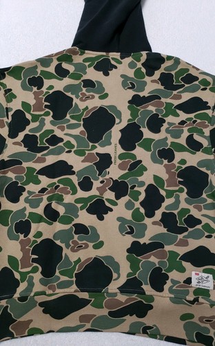 Nuevo con etiquetas suéter con capucha Levi's X Justin Timberlake para hombre camuflaje 1/4 con cremallera - Imagen 8 de 12