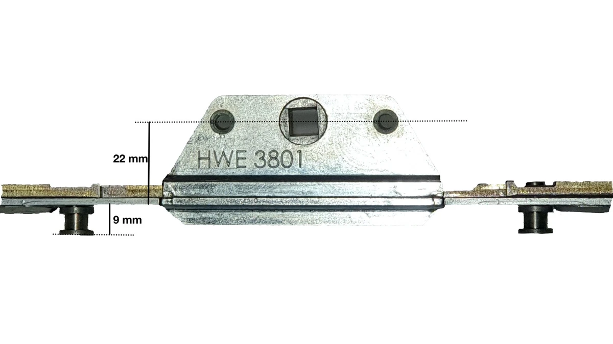 Cerradura de ventana HWE 3800/3801. Pieza original genuina y mejor ajuste. Para 'Coldseal' etc.